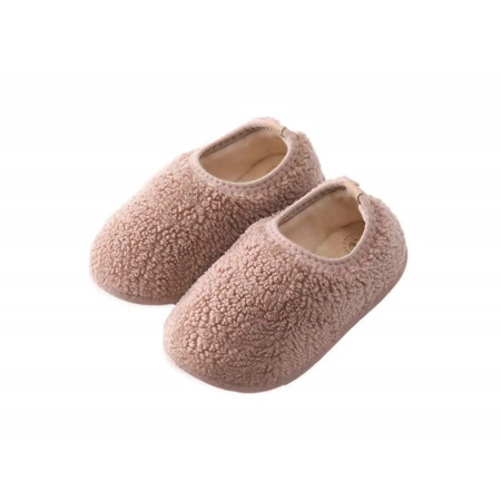 Detské protišmykové teplé papuče Soft coral