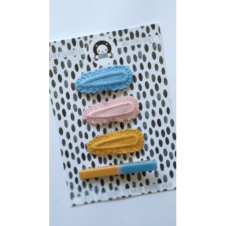 Sponky do vlasov 4 ks EMBROIDERY