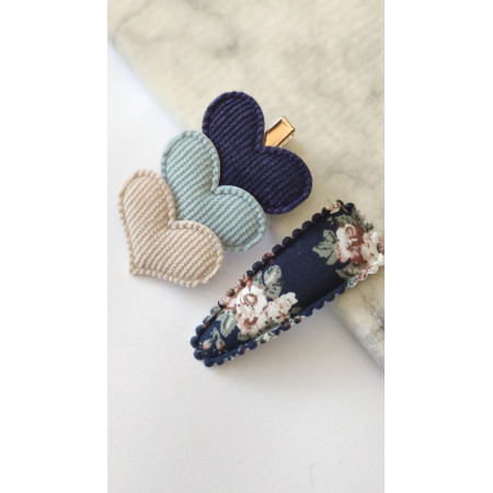 Sponky do vlasov pre dievča srdiečka