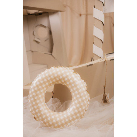 Detské nafukovacie koleso do vody karované