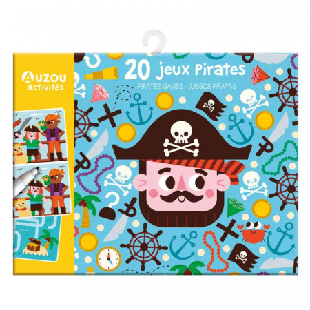 AUZOU 20 mini hier a aktivít PIRÁTI - aktivity pre deti od 3 rokov