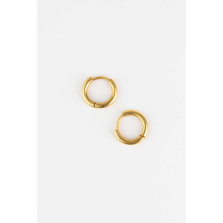 MRS. ERTHA Náušnice z chirurgickej ocele pozlátené 18k zlatom