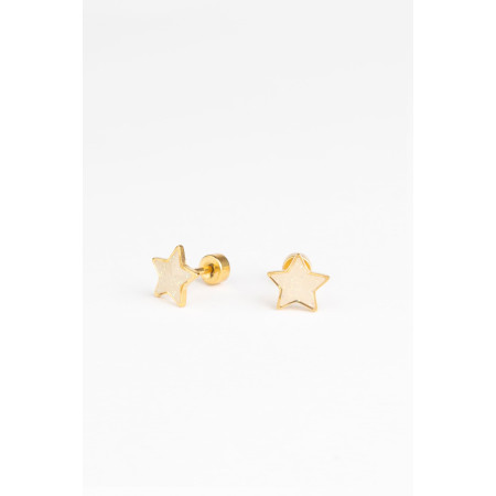 Detské náušnice z chirurgickej ocele Hviezda