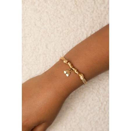 Detský prívesok z chirurgickej ocele Dúha na náramok