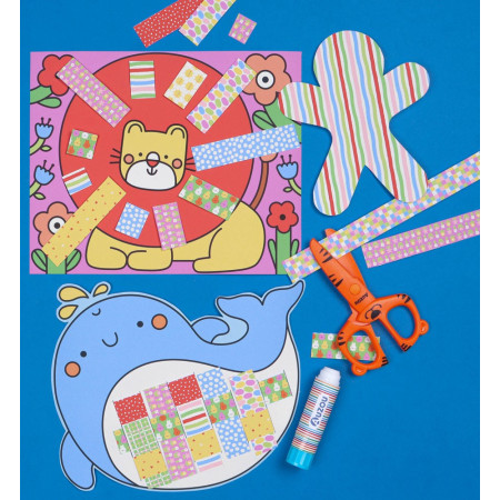 Kreativna sada na strihanie pre deti Zvieratká