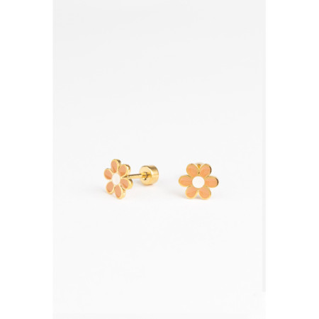 Detské náušnice Púdrový kvietok