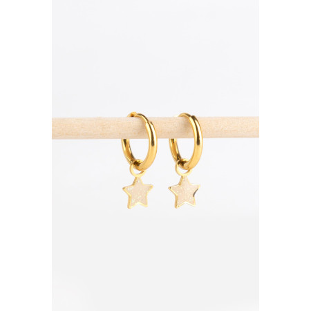 Zlatý prívesok z chirurgickej ocele Hviezdy