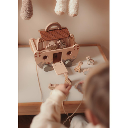 Archa a zvieratká na hranie z dreva