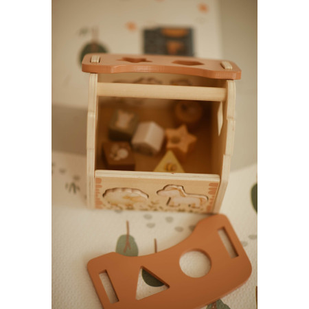 Drevená montessori vkladačka