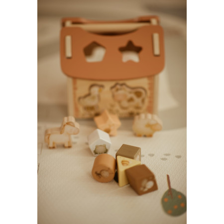 Mrs. Ertha Drevená montessori vkladačka