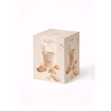 Detská silikónová sada do piesku Whale - vedierko a formičky | NJU Brands