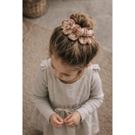 Detská scrunchie gumička do vlasov z organickej bavlny