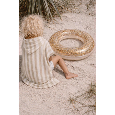 Detské plážové pončo s kapucňou - rôzne vzory