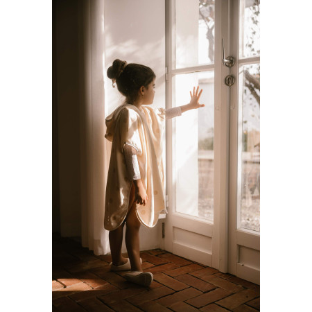 Detské plážové pončo s kapucňou - rôzne vzory